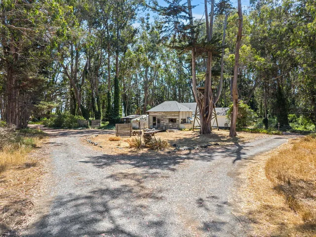 a view of a city and ocean view