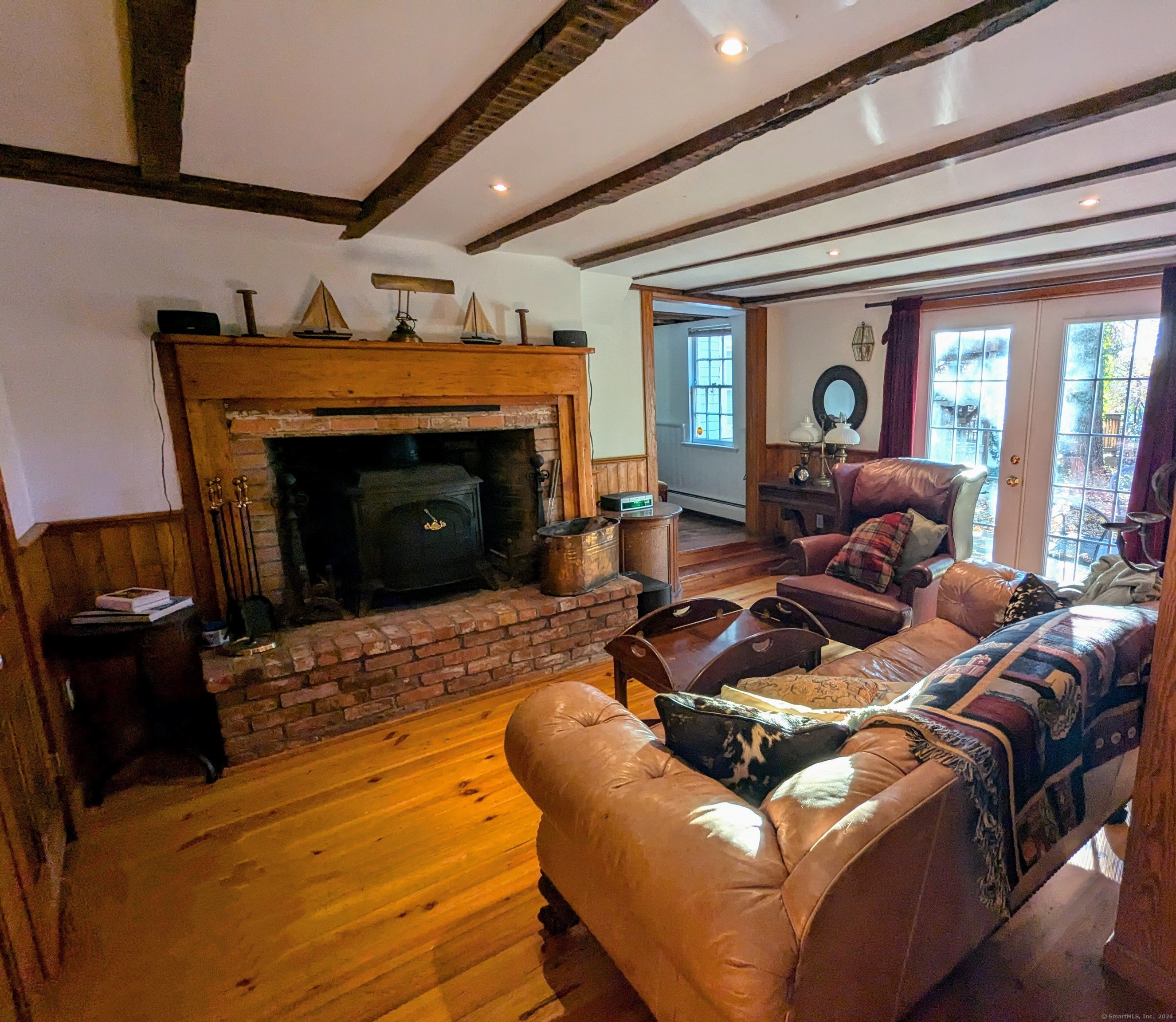 49 Hollow Tree Ridge Road Darien, CT 06820 - Photo 2 of 25 #49 - 2 Fireplaces in this antique home