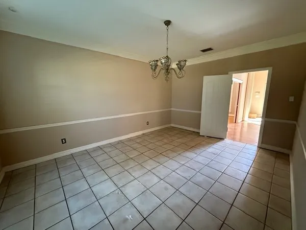 a view of empty room