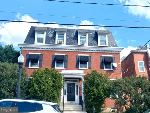 a building view with a outdoor space