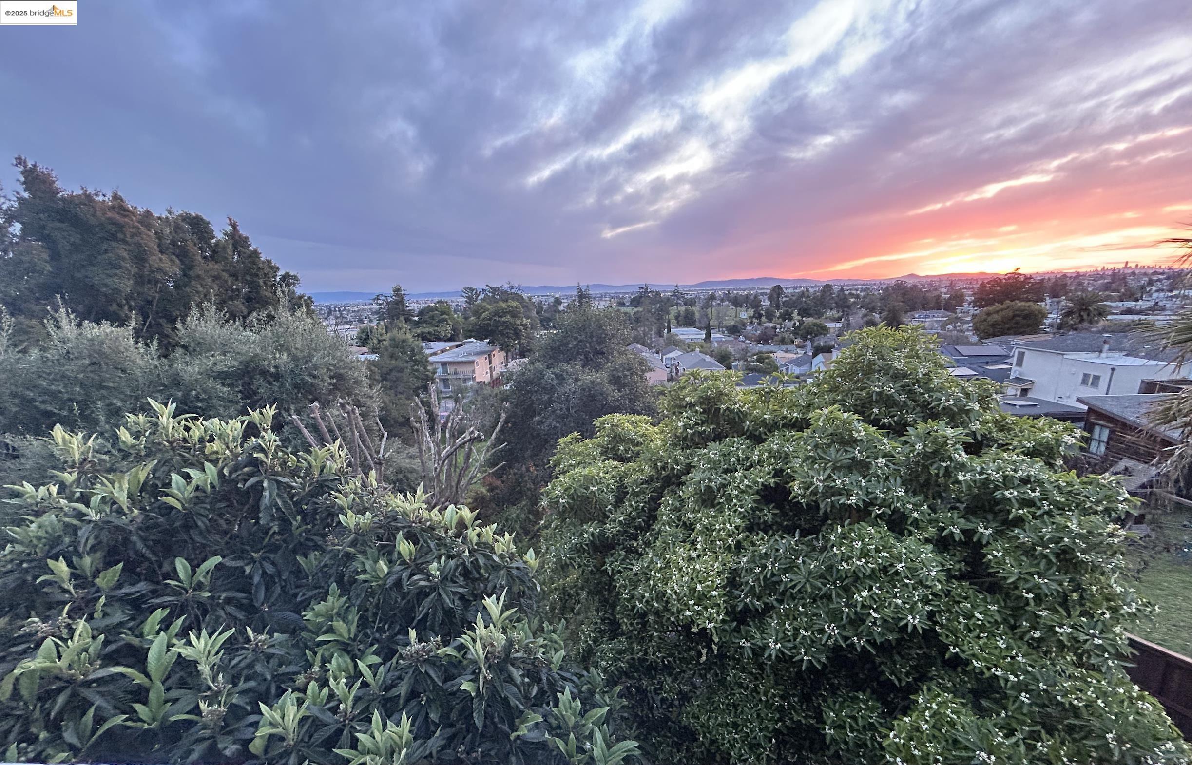 6623 Outlook Avenue Oakland, CA 94605 - Photo 37 of 38 Aerial view at dusk