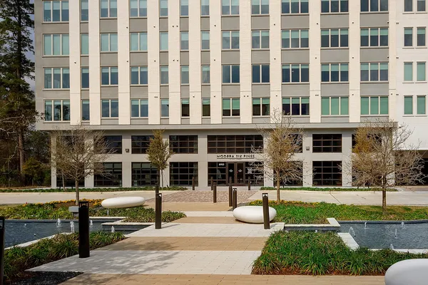 a swimming pool view with a outdoor space