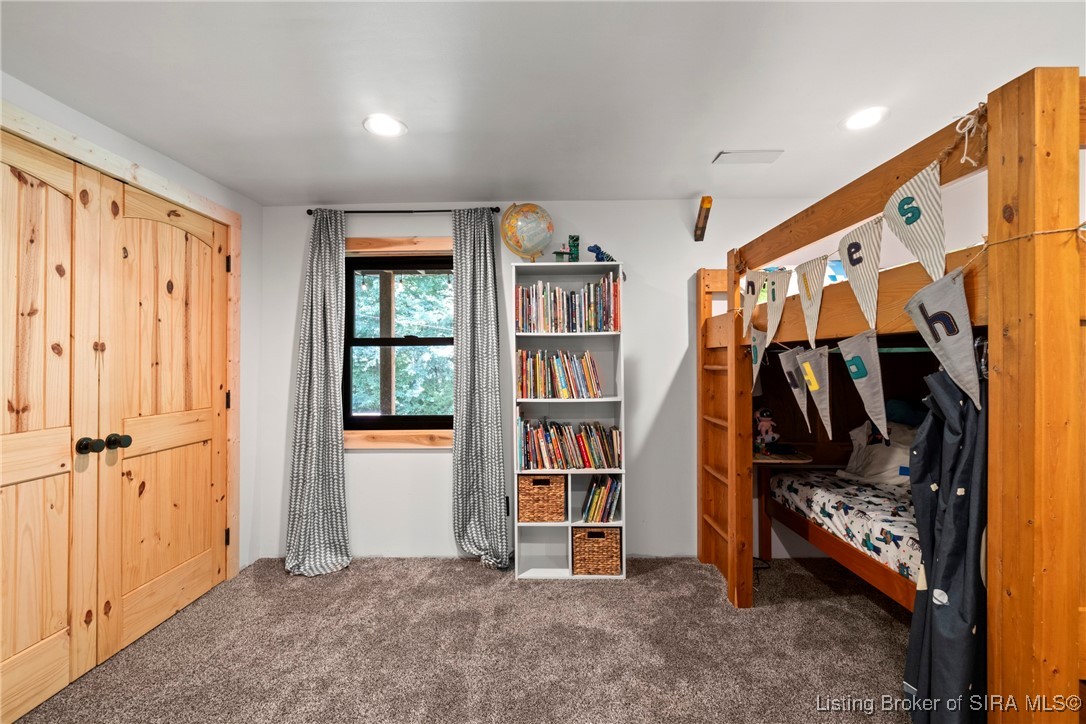 3895 Utz Road Northeast Georgetown, IN 47122 - Photo 36 of 70 Bedroom 4 Alternate View – Includes a double-door closet and space for twin or bunk beds.