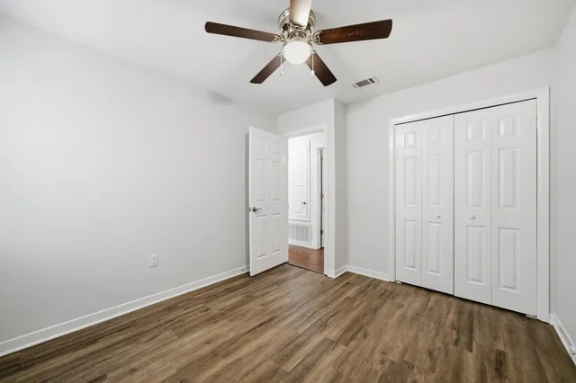 wooden floor in an empty room