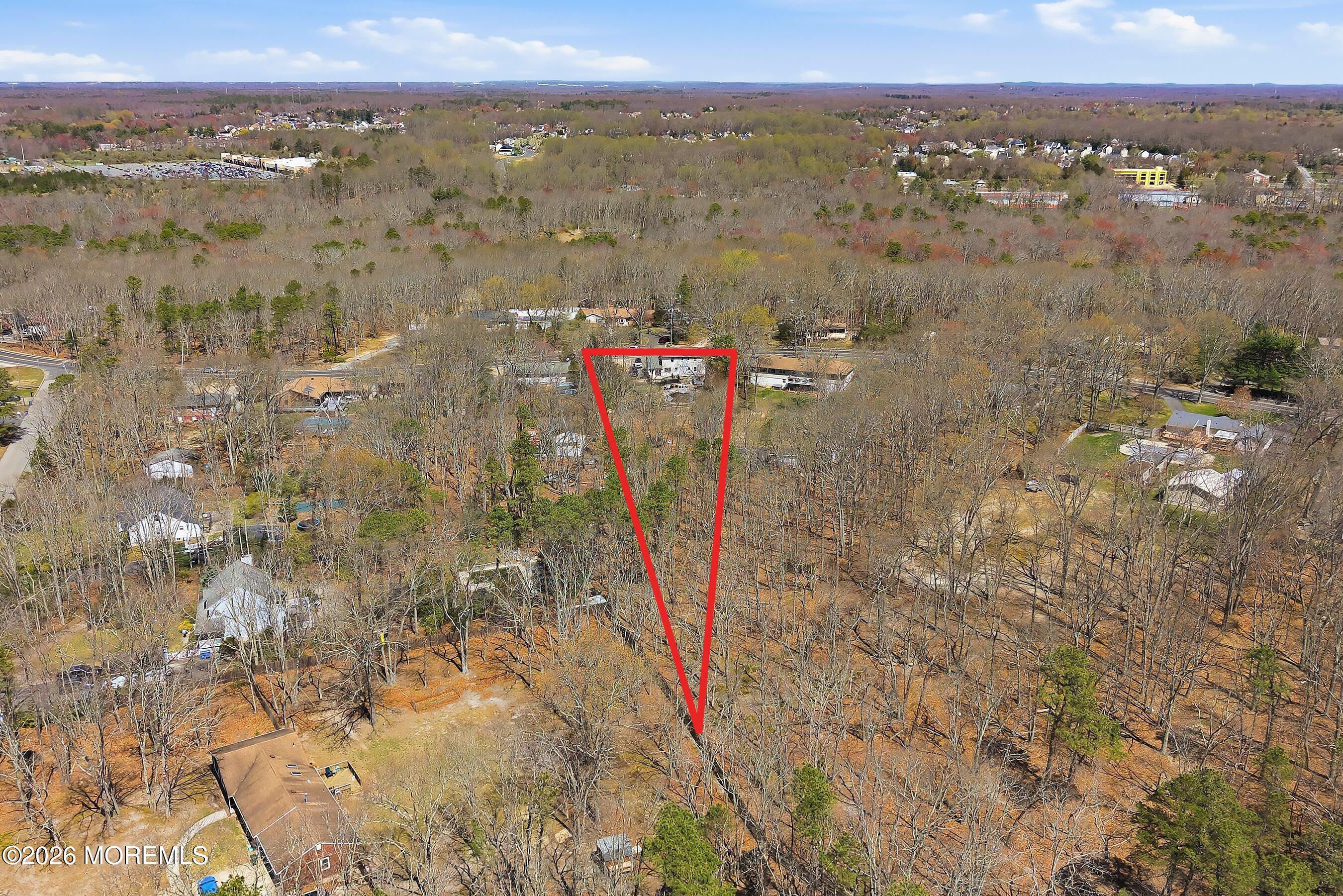 132 North Cooks Bridge Road Jackson, NJ 08527 - Photo 26 of 29 29-Rear 1 with Outline