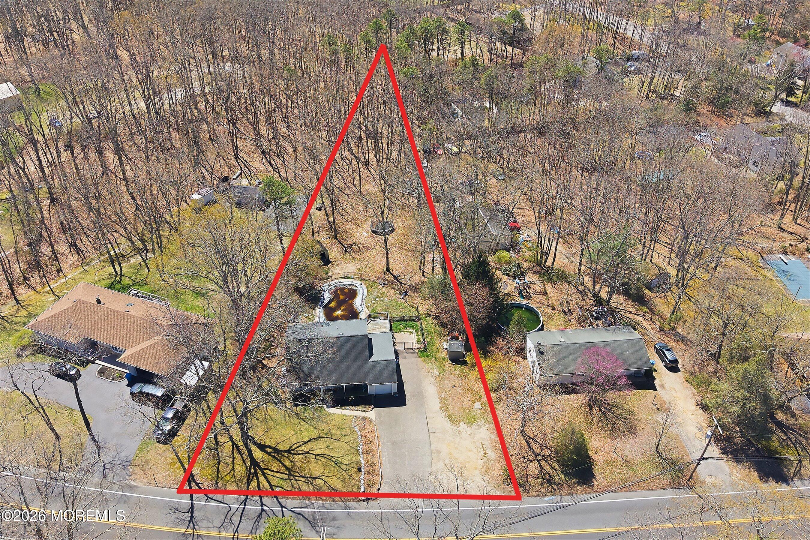 132 North Cooks Bridge Road Jackson, NJ 08527 - Photo 28 of 29 01-Front 1 with Outline