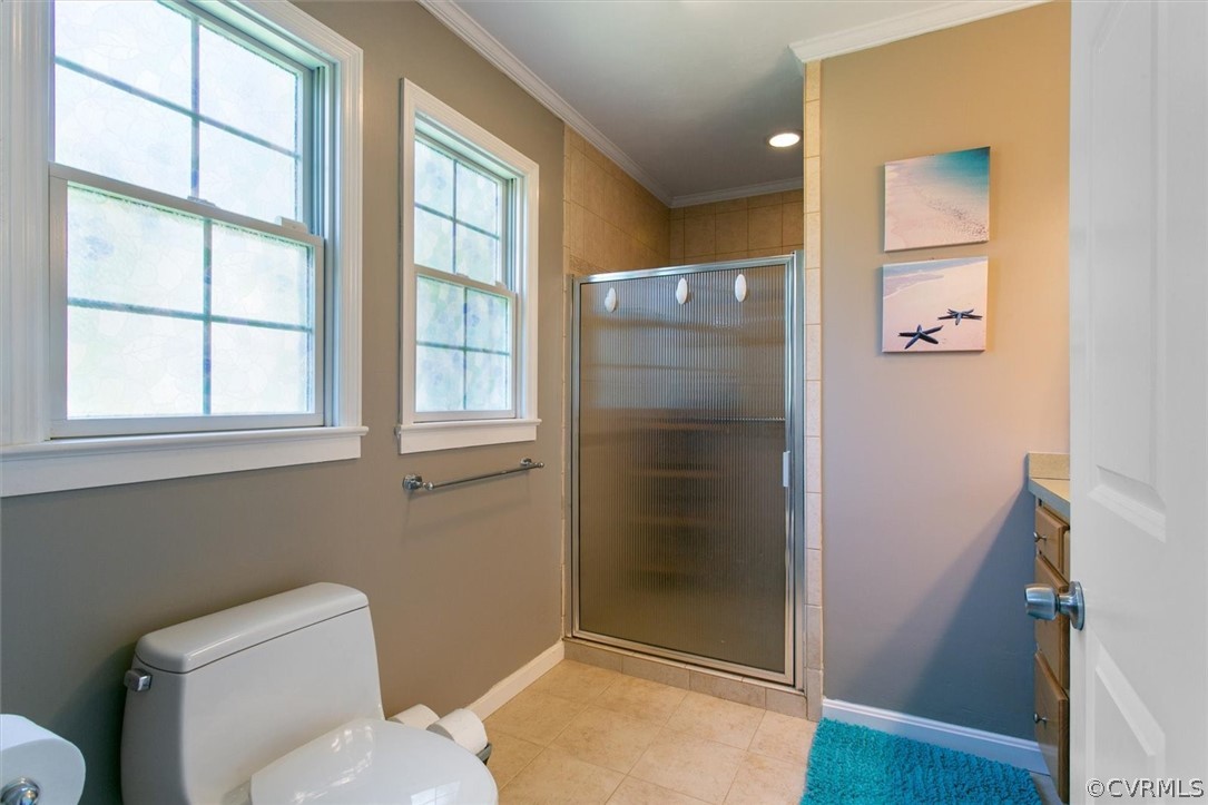 500 Cranford Road Smithfield, VA 23430 - Photo 25 of 50 Ceramic Tile Flooring and Extended Tile Shower