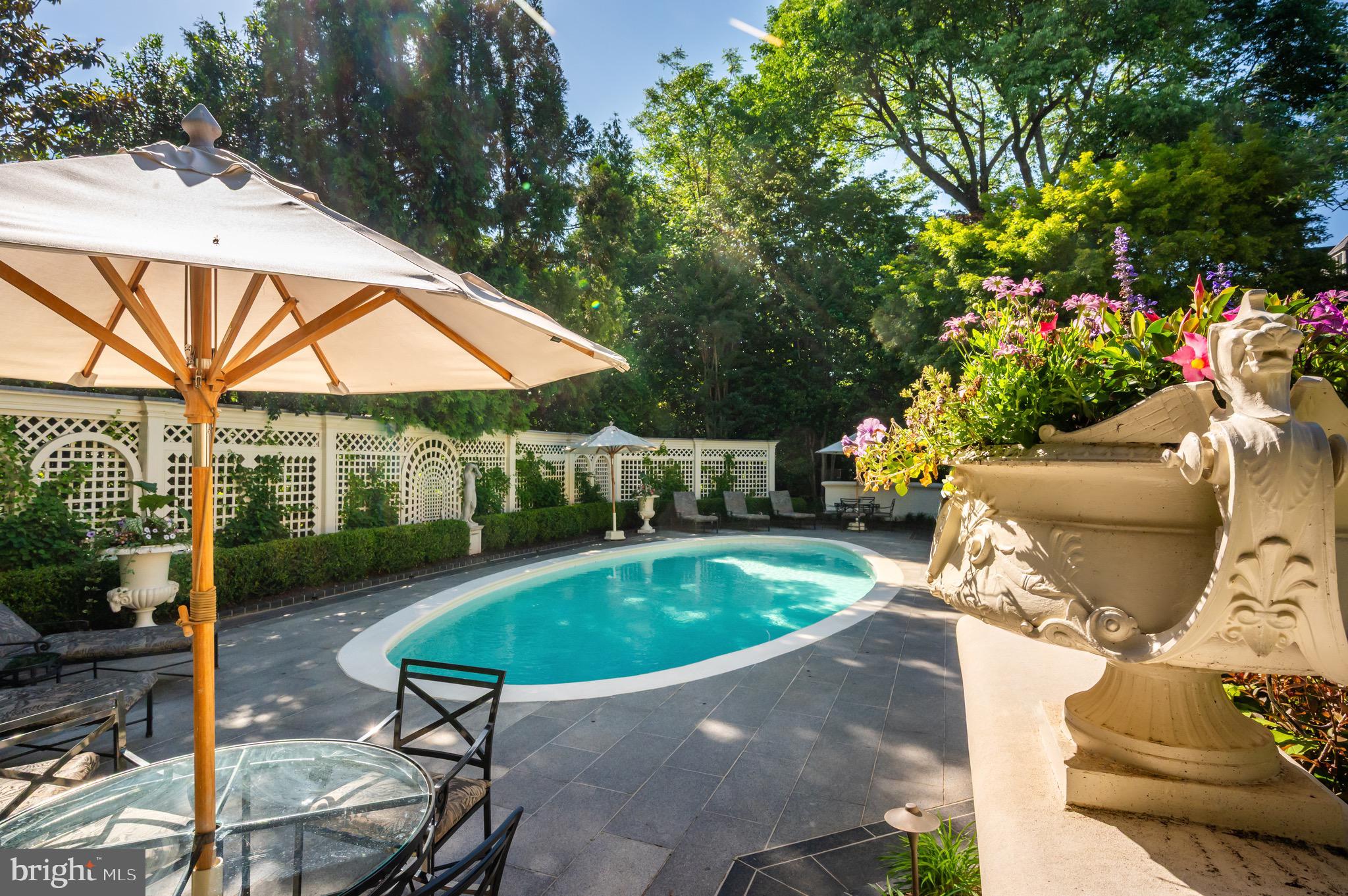 2838 McGill Terrace Northwest Washington, DC 20008 - Photo 22 of 50 a view of a swimming pool with a patio
