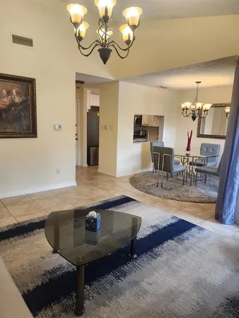 a view of a living room