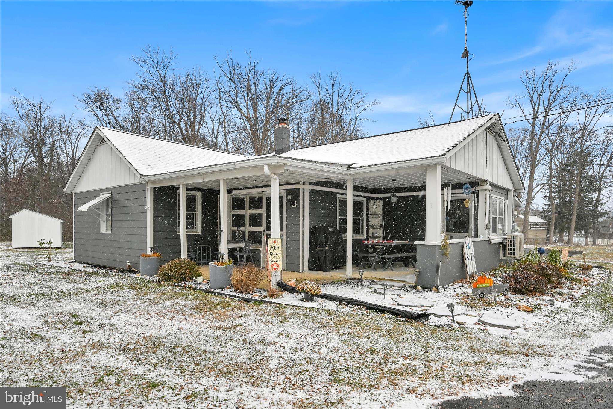 2440 Blue Ball Road Elkton, MD 21921 - Photo 2 of 30 a front view of a house with yard patio and fire pit