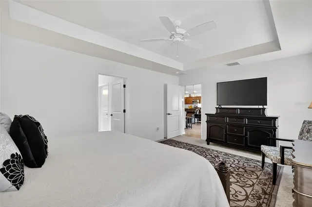 a bathroom with a double vanity sink and mirror