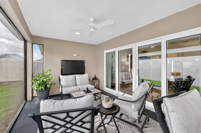 a view of a livingroom with furniture