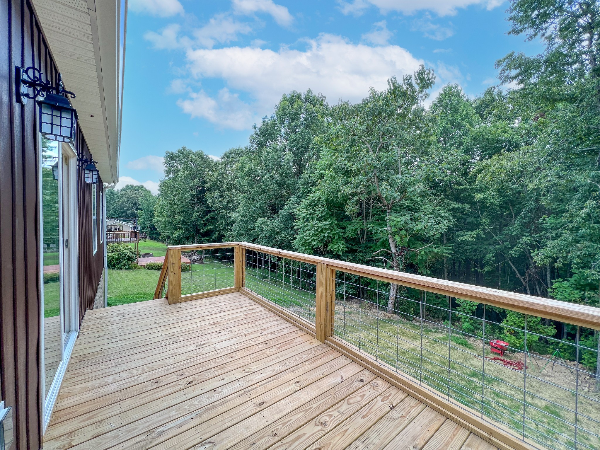 266 Lake Forrest Road Lynchburg, TN 37352 - Photo 31 of 40 a view of balcony with deck and wooden floor