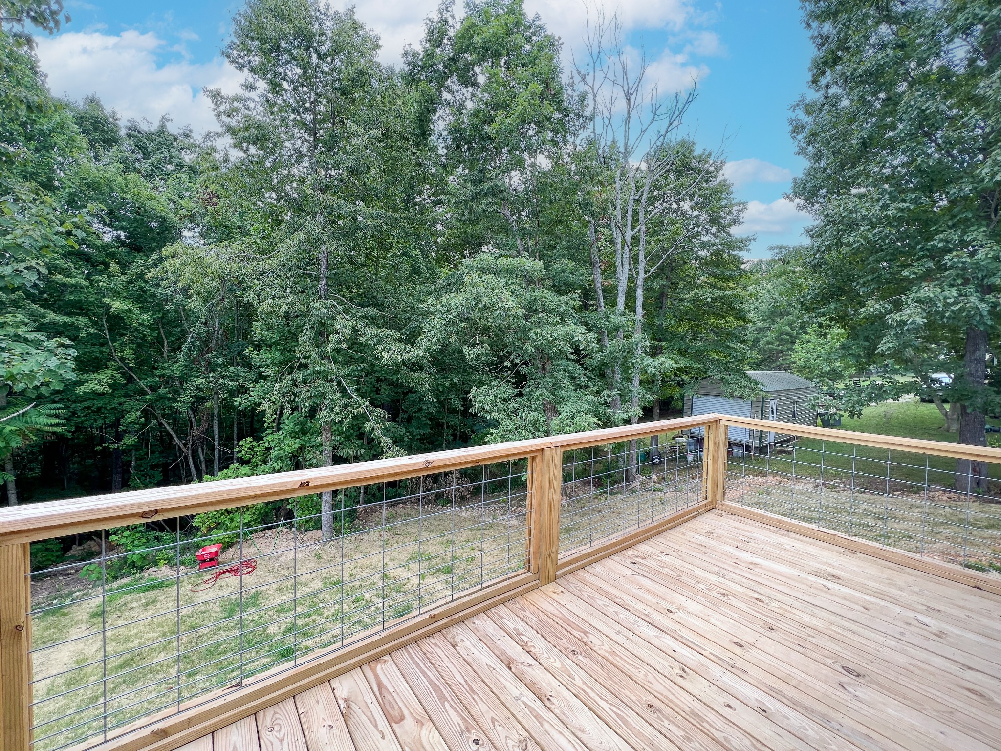 266 Lake Forrest Road Lynchburg, TN 37352 - Photo 33 of 40 a view of balcony with deck and wooden floor