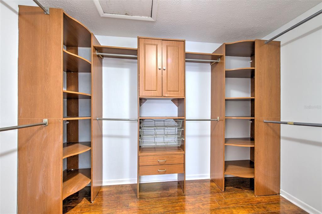 3904 Sweetleaf Drive Brandon, FL 33511 - Photo 52 of 66 a view of walk in closet with empty racks