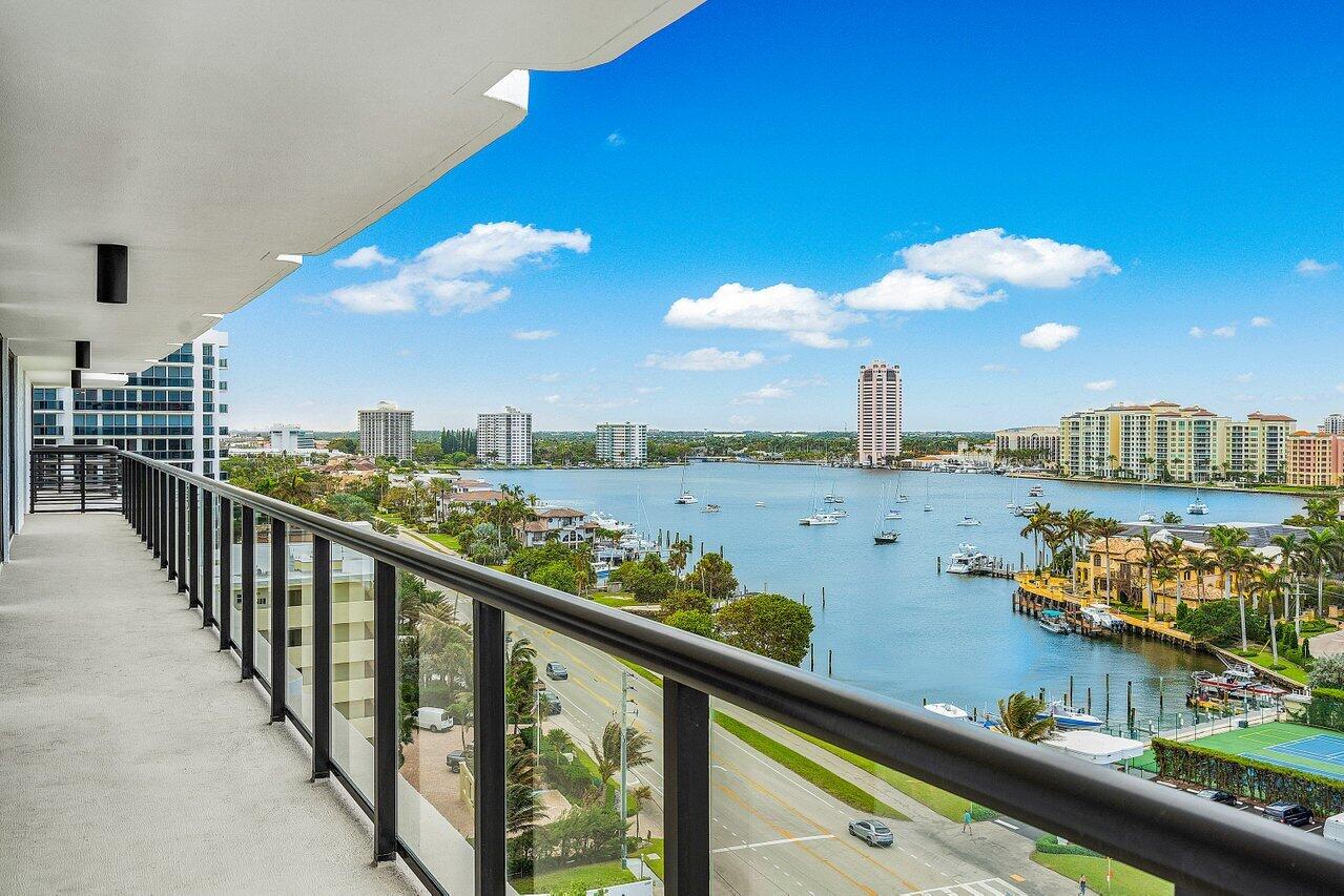 250 South Ocean Boulevard, Unit 10C Boca Raton, FL 33432 - Photo 18 of 33 a view of a balcony with an outdoor space