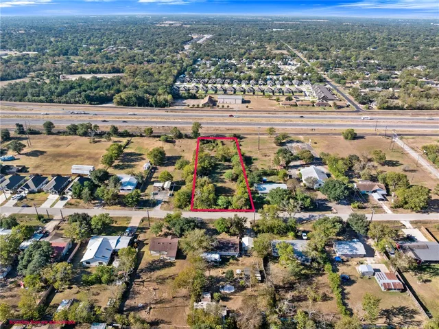 an aerial view of residential building and lake view
