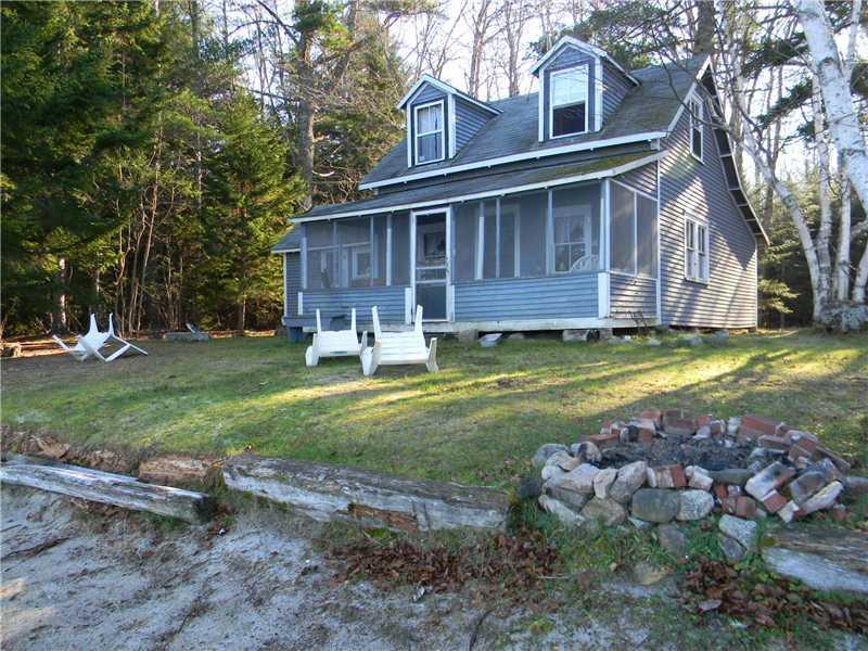 49 Abby Road Northfield, ME 04654 - Photo 2 of 15 Exterior Front. Front of cottage and...