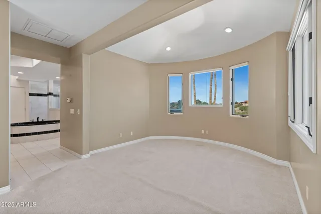 a view of an empty room