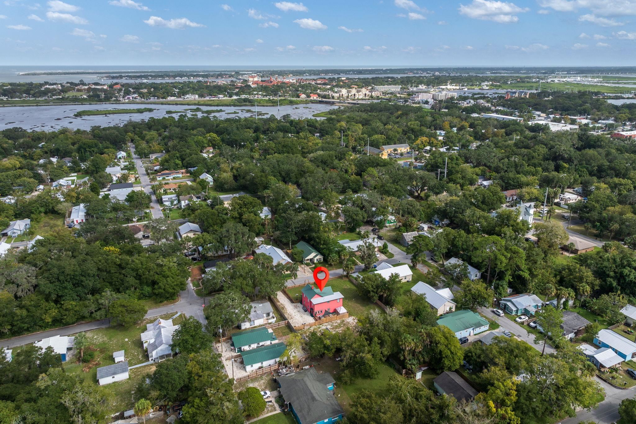 52 Spring Street St. Augustine, FL 32084 - Photo 44 of 45 an aerial view of multiple house