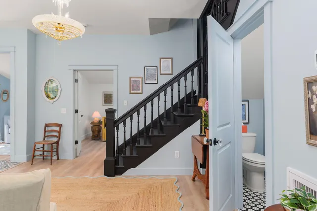 a view of entryway and hall