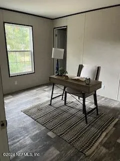 a view of a small space