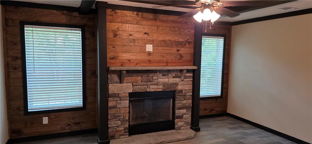 3457 Jerusalem Church Road Jasper, GA 30143 - Photo 13 of 17 a room with fireplace and a window