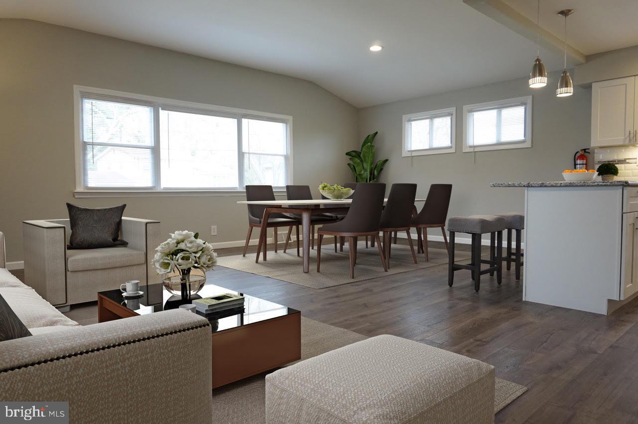 817 Brighton Road Cherry Hill, NJ 08034 - Photo 3 of 32 Open Plan includes Living Room, Dining & Kitchen