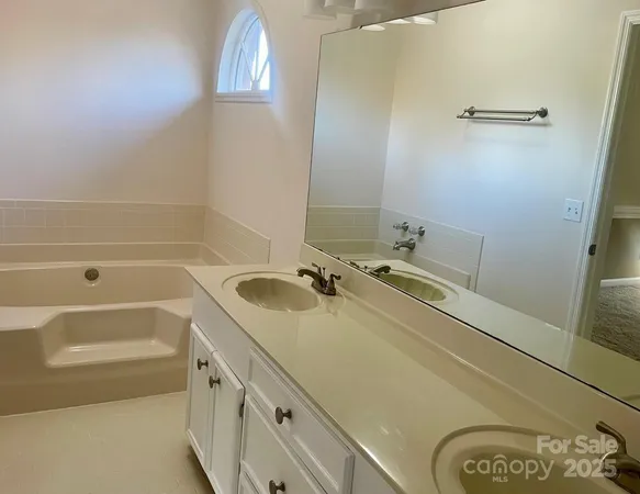 a bathroom with a sink and a bathtub