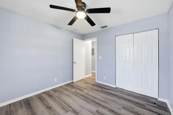 wooden floor in an empty room