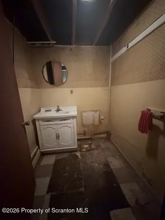a room with storage and utility