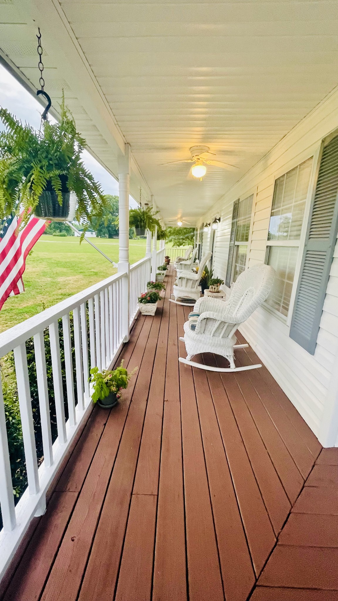 7050 Williams Road Cross Plains, TN 37049 - Photo 3 of 50 a view of balcony with wooden floor and seating space