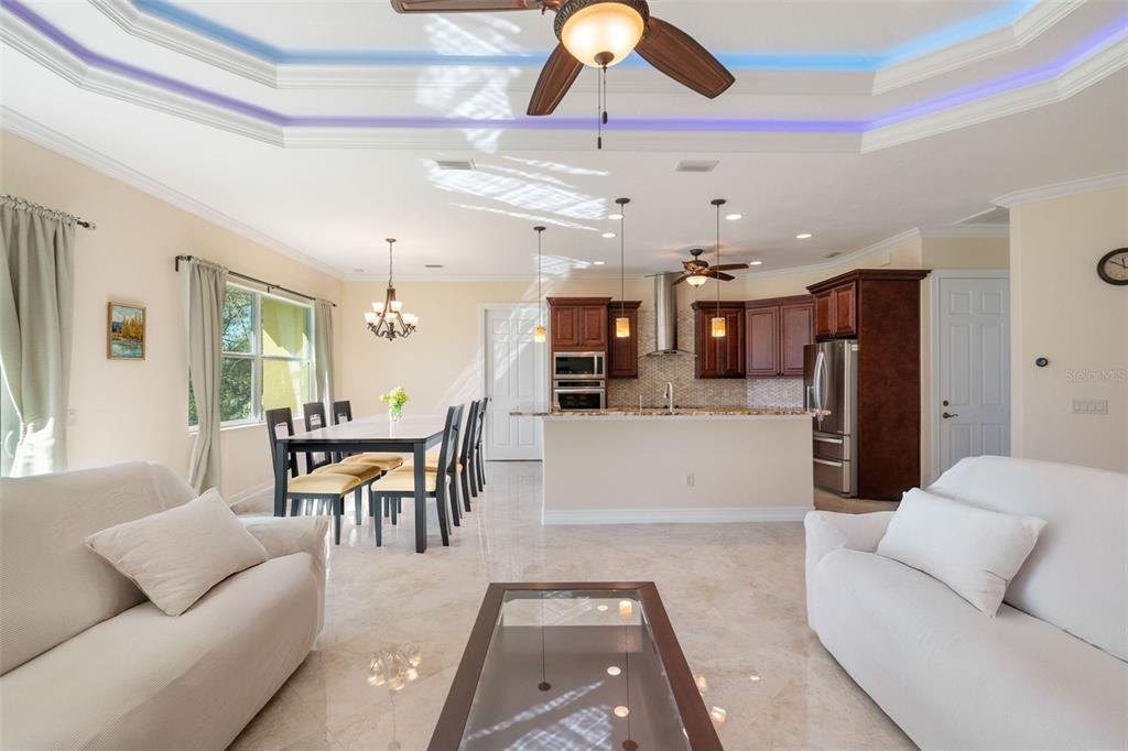 1900 Colleen Street Sarasota, FL 34231 - Photo 20 of 49 a living room with furniture and kitchen view