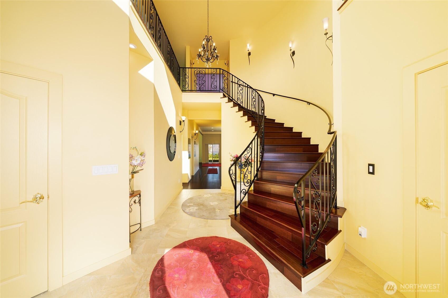 555 Loop Avenue Manson, WA 98831 - Photo 2 of 33 a view of entryway and hall with wooden floor