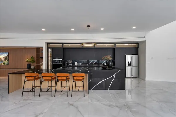 a room with furniture and wooden floor