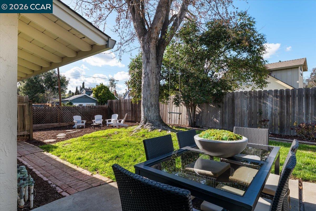 4095 Hamlet Drive Concord, CA 94521 - Photo 19 of 26 a view of a backyard with sitting area