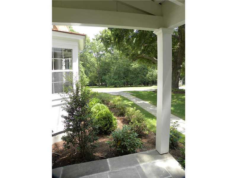 67 Peach Hill Road Darien, CT 06820 - Photo 3 of 25 a view of a garden from a window