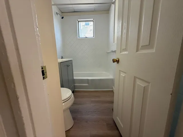 a bathroom with a sink and toilet
