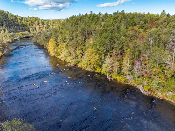 a view of a yard with wooden fence