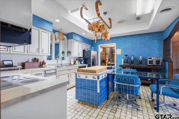 a view of outdoor space with seating area