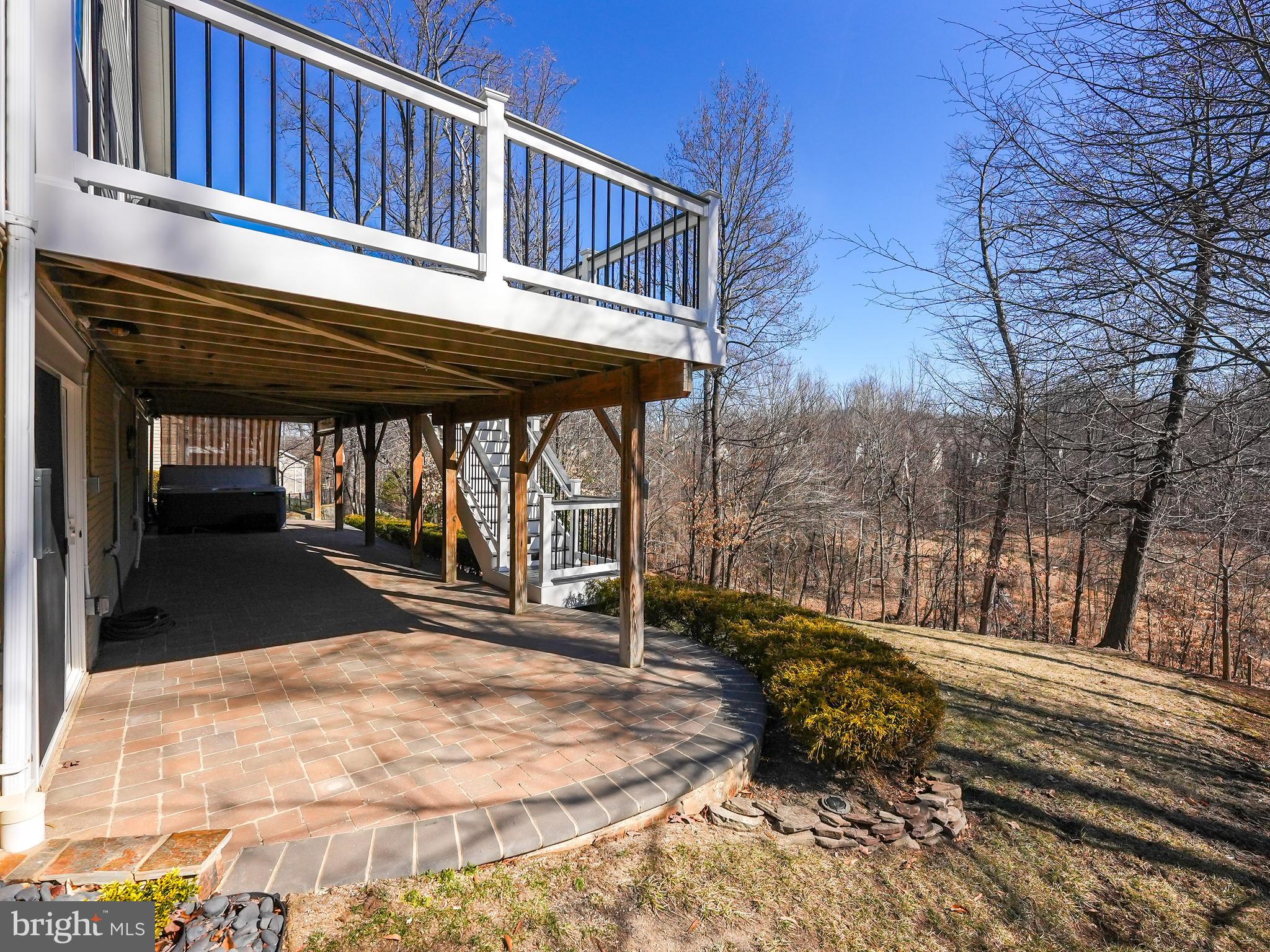 17583 Summer Duck Drive Dumfries, VA 22026 - Photo 43 of 49 a view of a roof deck with wooden floor and fence