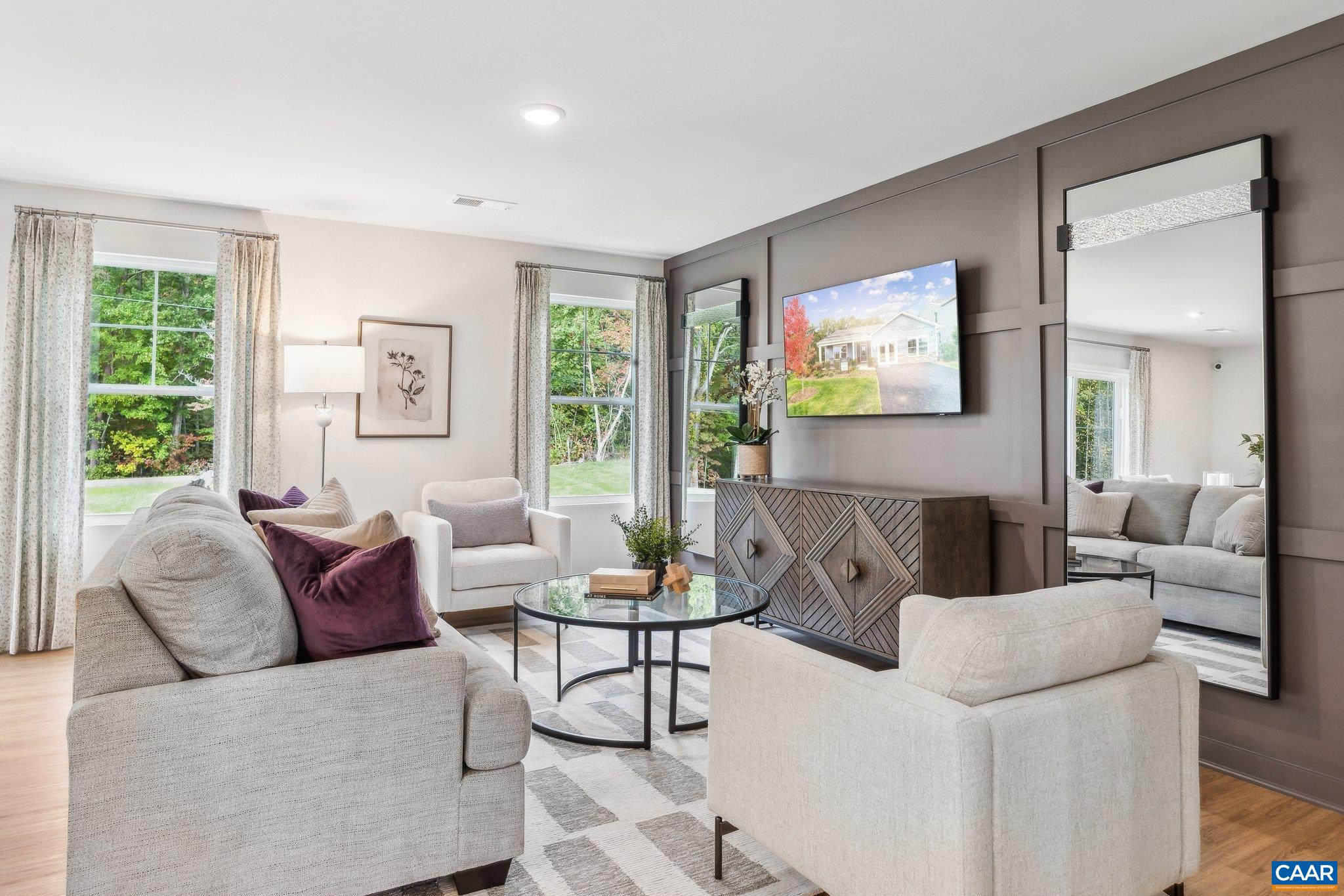 247 Trailfork Road Barboursville, VA 22923 - Photo 2 of 40 a living room with furniture and a large window