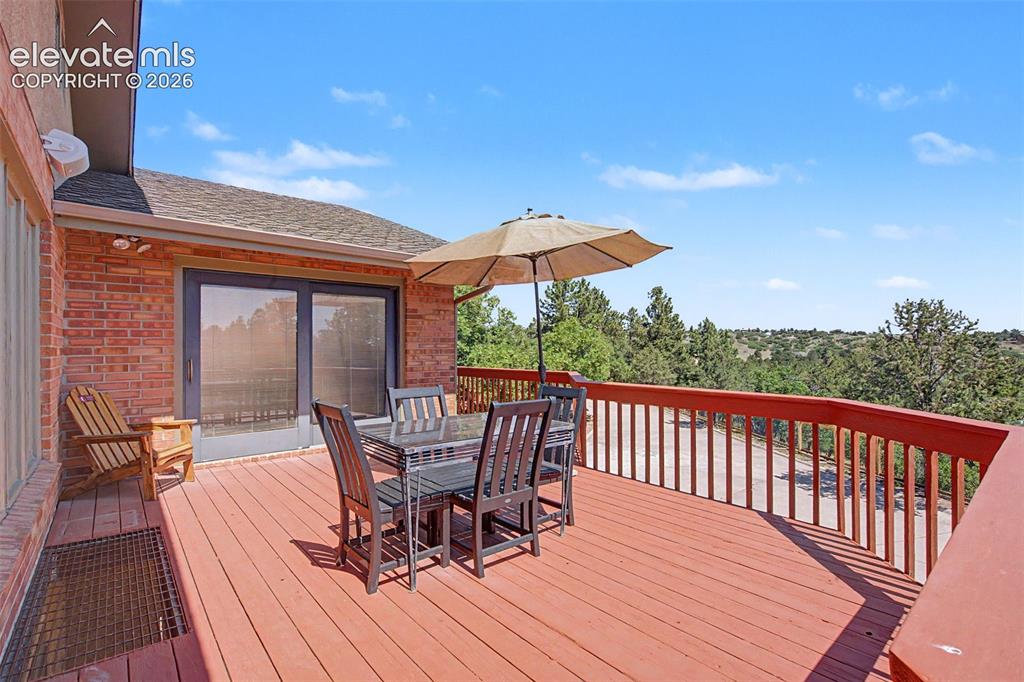 8020 Westwood Road Colorado Springs, CO 80919 - Photo 12 of 50 Amazing indoor/outdoor space. Catch the morning sun here with your coffee and your croissant!