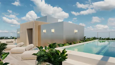 a view of a balcony