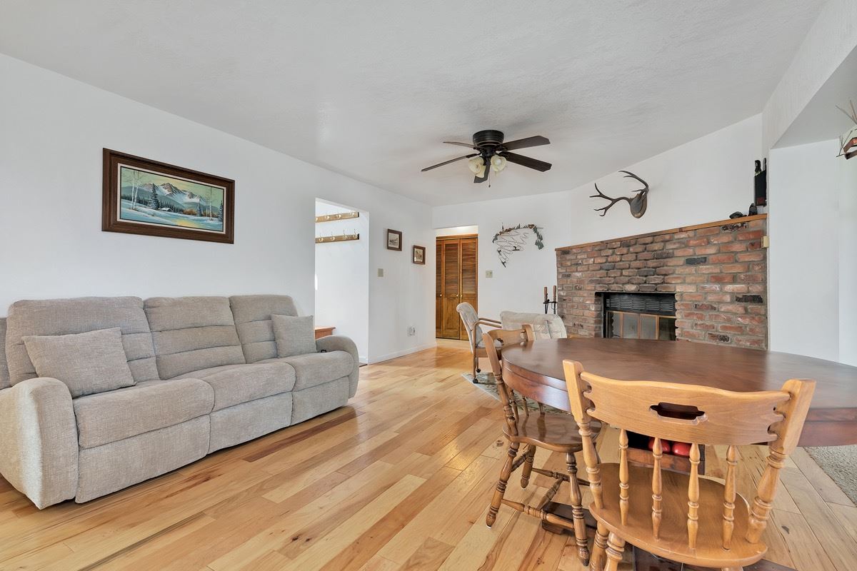 250 Davison Road Mammoth Lakes, CA 93546 - Photo 4 of 30 a living room with furniture and a fireplace
