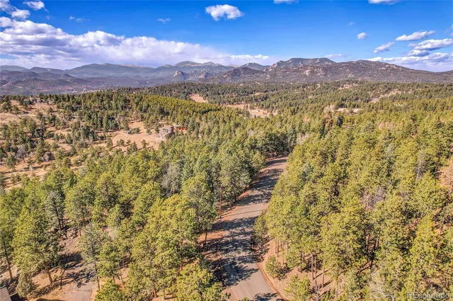 a view of a city with sunset view
