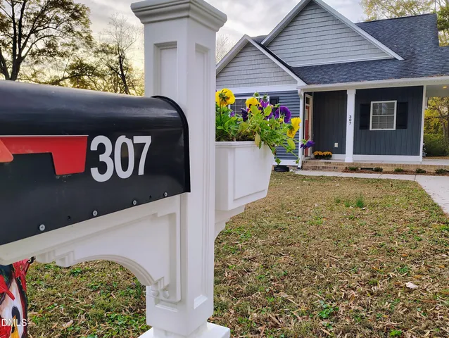 a view of a entryway door front of house
