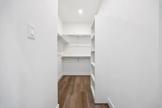 a room with storage and utility