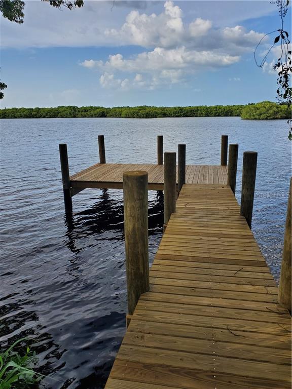 Spectacular open water views from the new dock on the Braden River