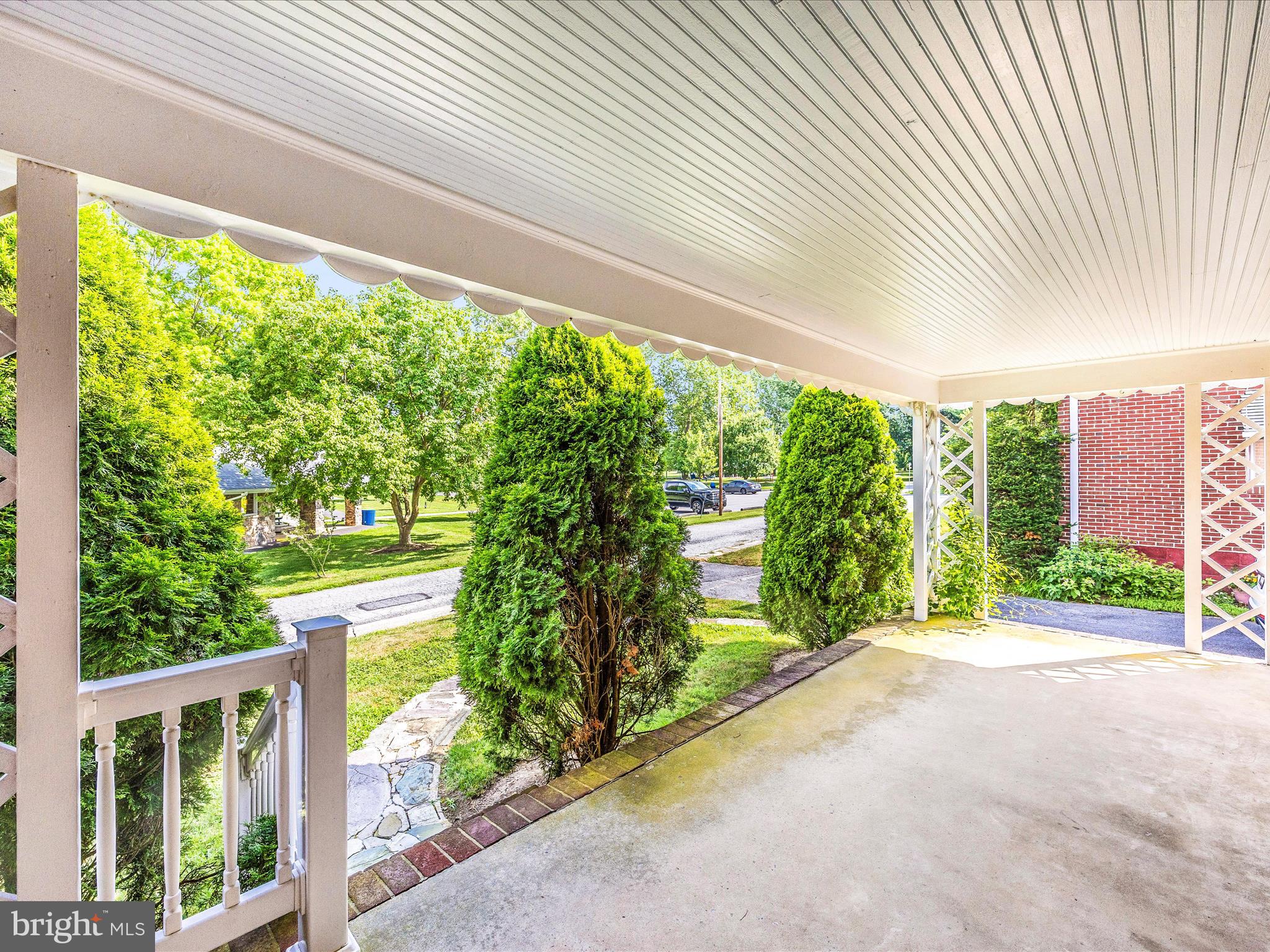 6 Park View Boonsboro, MD 21713 - Photo 42 of 64 a view of a garden with plants and large trees